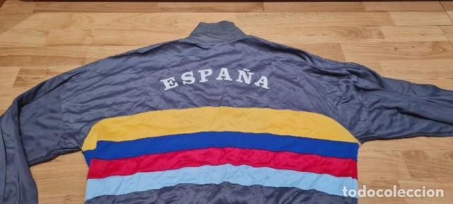 CHAQUETA VINTAGE SELECCIÓN ESPAÑOLA.  MATCH WORN
