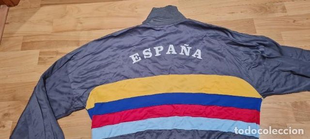 CHAQUETA VINTAGE SELECCIÓN ESPAÑOLA.  MATCH WORN