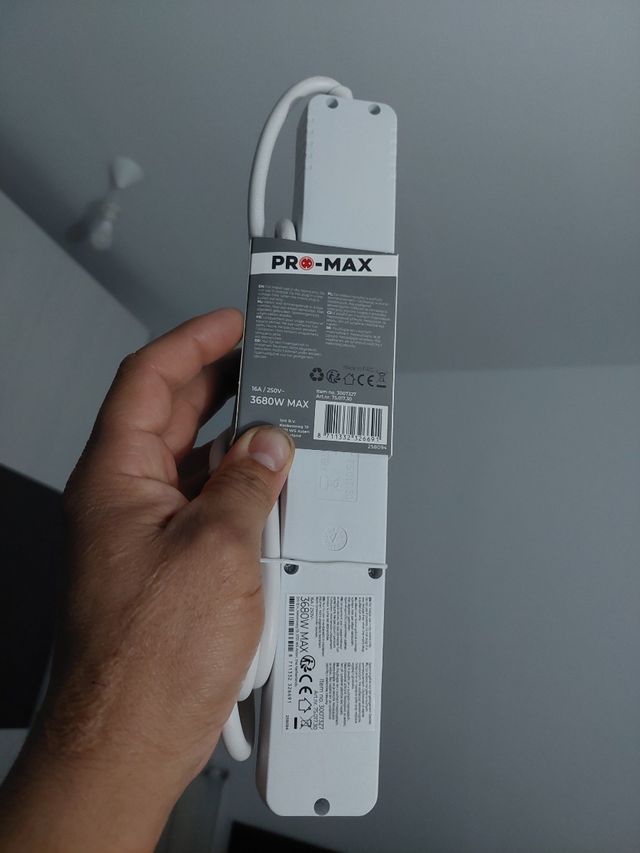 regleta Alargó 1.5 metros de 6 tomas