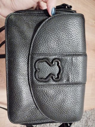 Tous bolso piel negro