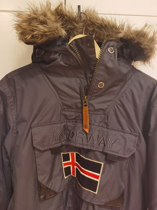 Abrigo Gris Geographical Norway