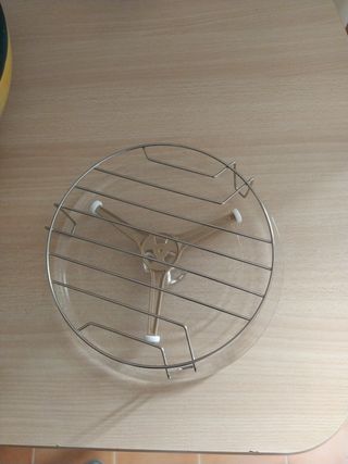 PLATO MICROONDAS CON SOPORTE GIRATORIO