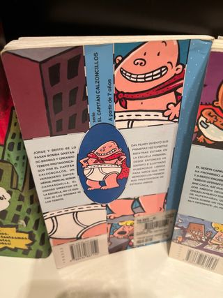 Lote Capitán Calzoncillos aventuras