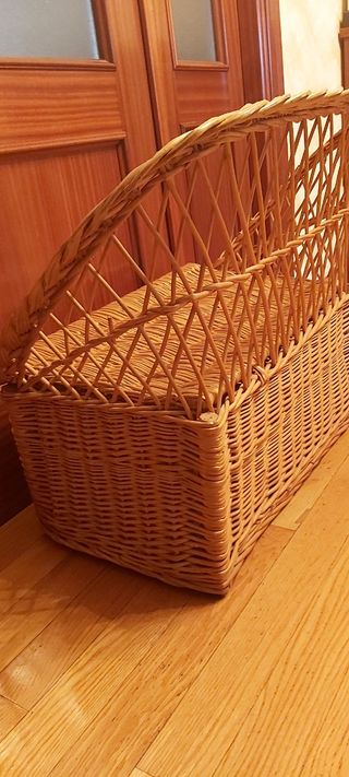 Sofa-baul  de mimbre