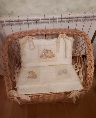 Sofa-baul  de mimbre