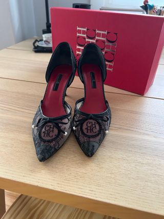 zapatos tacón Carolina Herrera