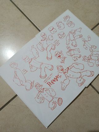 Libro Fumetti vintage Popeye Nutella