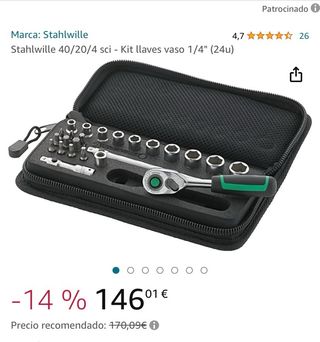 Estuche carraca stahlwille