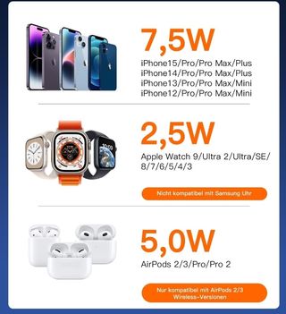 Cargador inalámbrico plegable