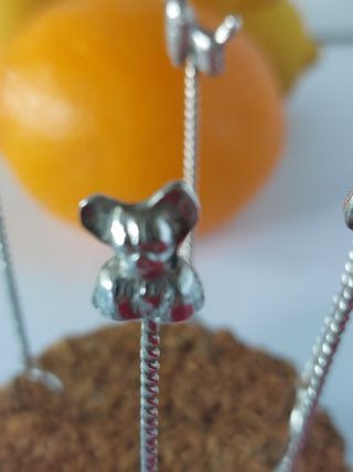 Juego 6 pinchos o tenedores aperitivos plata 925