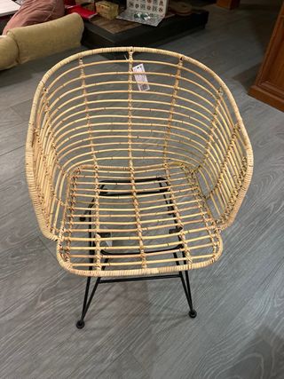 dos sillas ratan natural