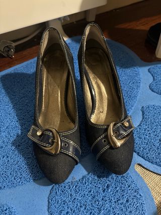 zapato de tacon vaquero