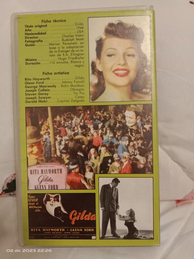 Película.  De video