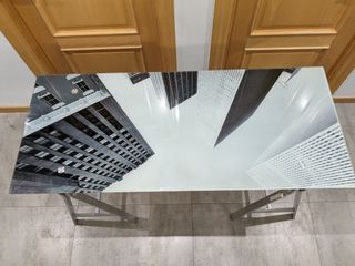 Mesa de cristal templado de diseño