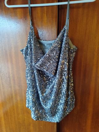 Top Stradivarius Lentejuelas