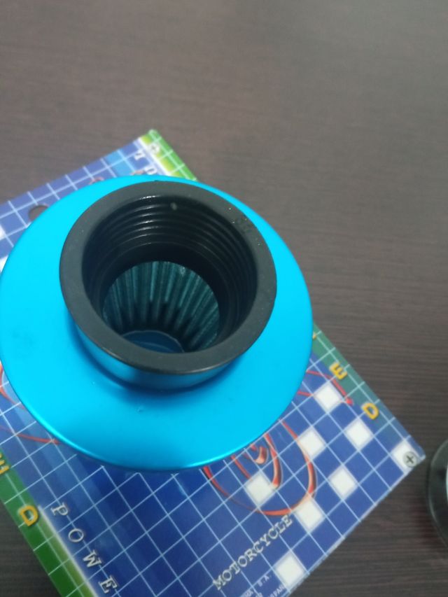 Filtro potencia conico, para moto