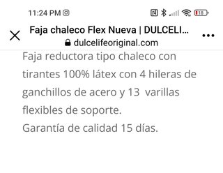 Faja reductora de la Marca Dulcelife original