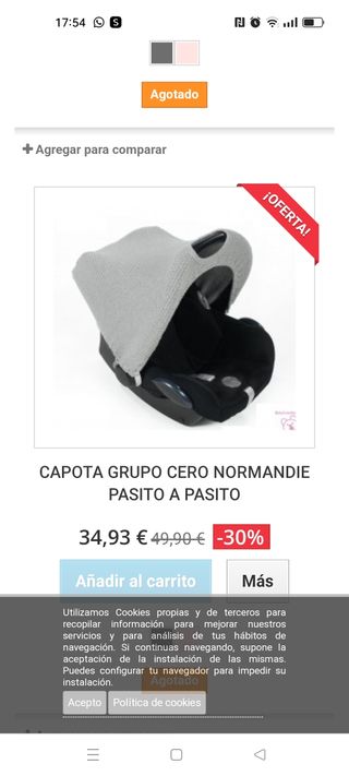 Saco, fundas y mas grupo0 (usado en maxicosi)