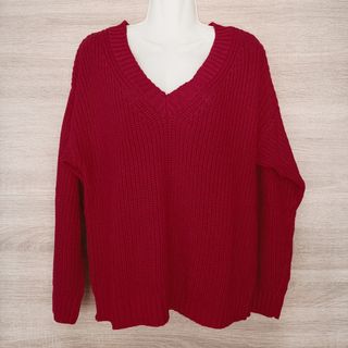 Jersey rojo oversize