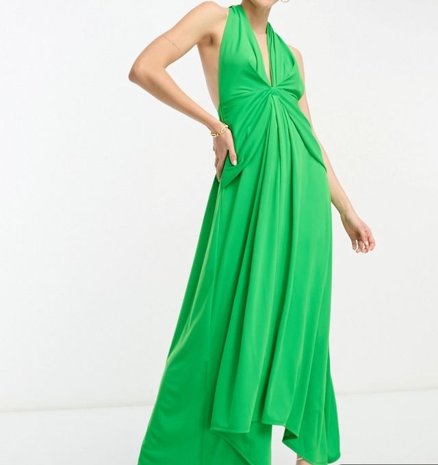 Vestido verde t36 asos