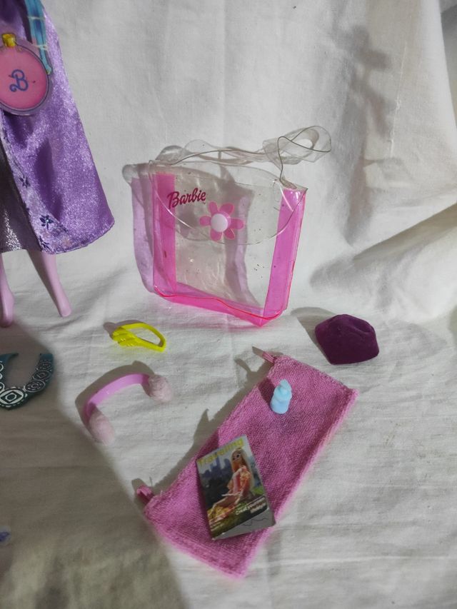 Lote Muñeca Barbie vintag, complementos