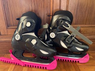 Patines hielo negros talla 34-36