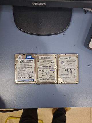 Discos duros 2,5" de 320gb