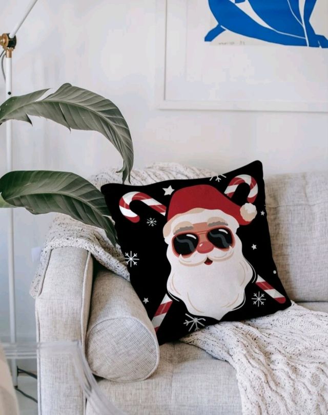 Dos Funda de cojines navidad 45x45