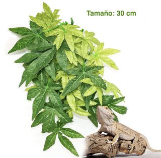 Plantas artificiales terrario de reptiles