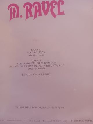 5 lp Música clasica