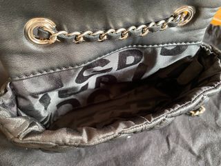 Bolso piel negro fiesta Purificación García