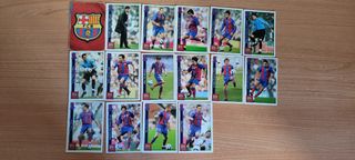 Cartas o cromos fc barcelona