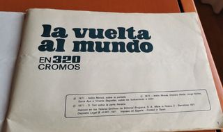 Album de cromos La Vuelta al Mundo