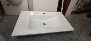 Lavabo para mueble blanco brillo