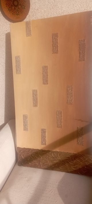 Cuadro acrílico y óleo+ texturas