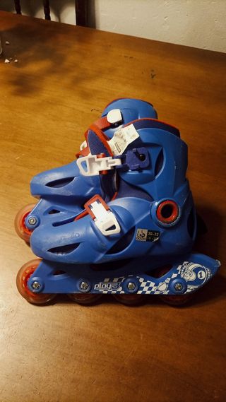 Patines infantiles azules