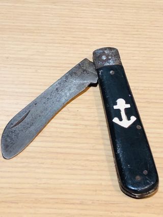 Antigua herramienta marinera ancla albacete