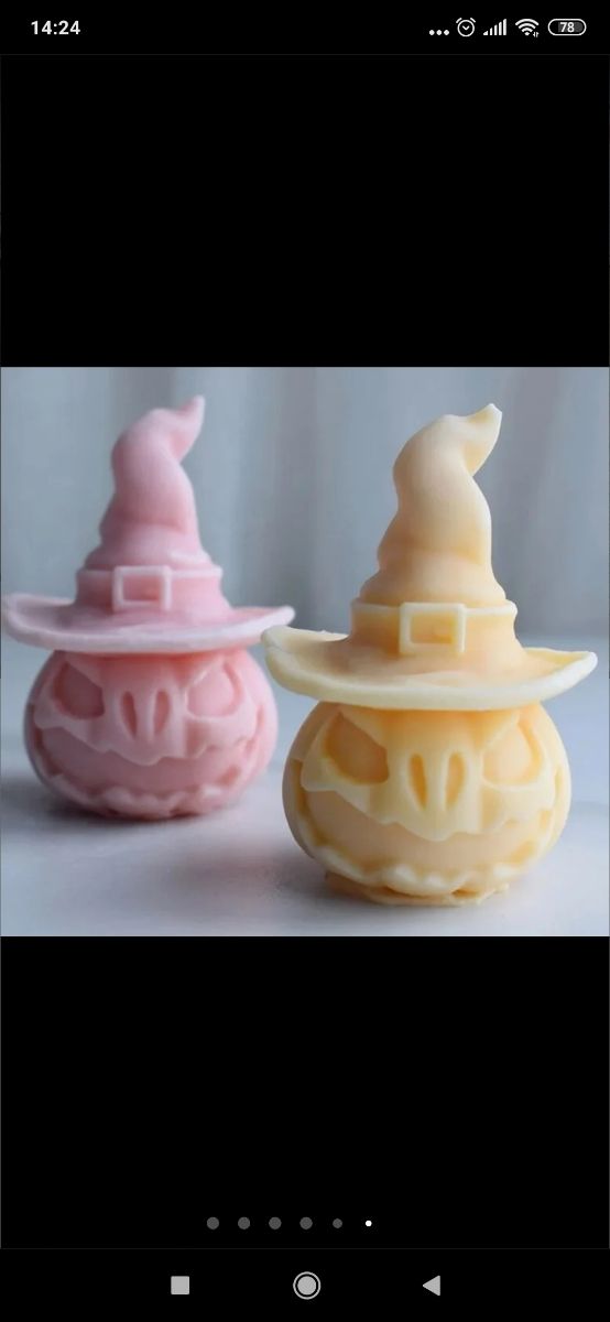 Moldes de silicona para velas