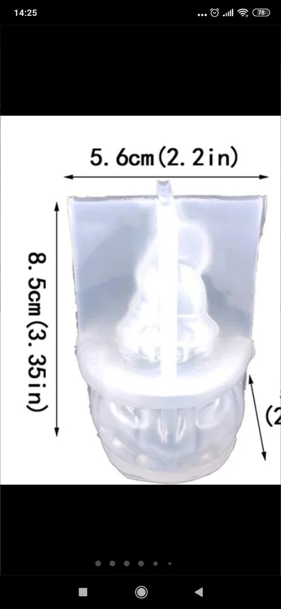 Moldes de silicona para velas