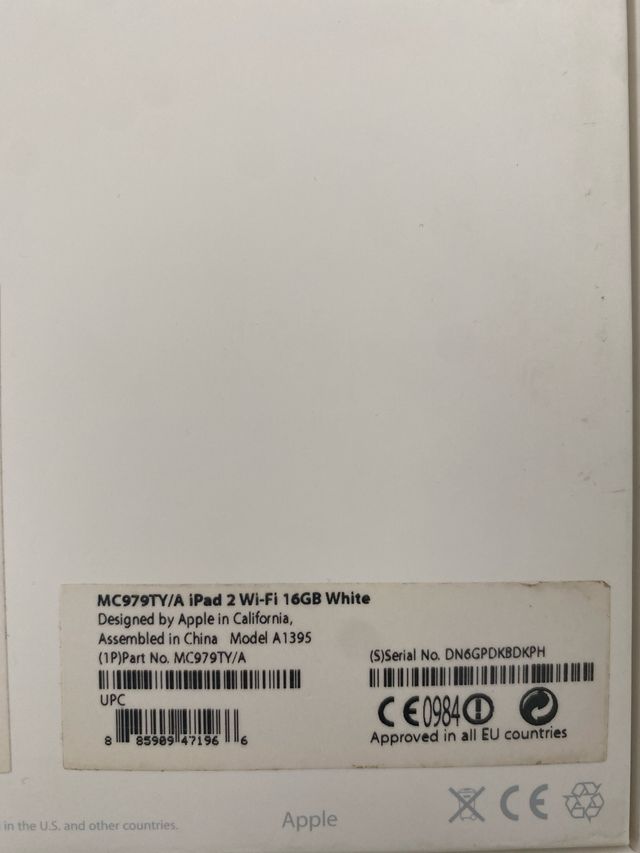 Ipad 2 - 16 GB