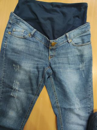 Vaquero embarazo. Kiabi. Talla 36