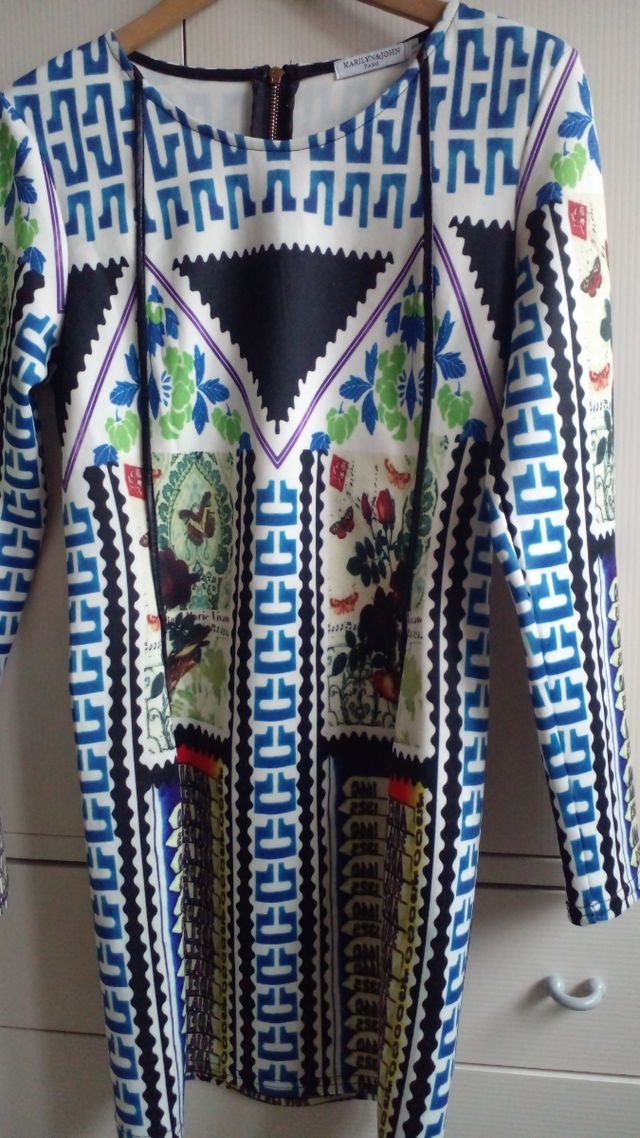 Vestitino multicolore elasticizzato