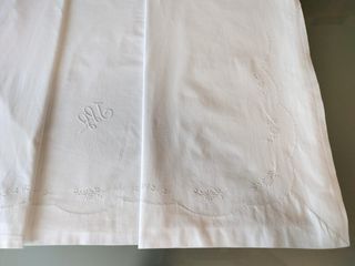 Sabana con bordado/algodón 100%