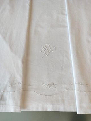 Sabana con bordado/algodón 100%