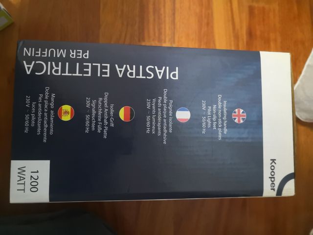 piastra elettrica per i muffin