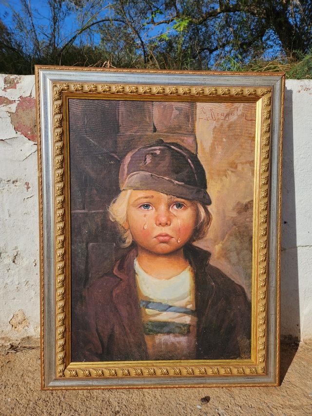 Pinturas los niños llorones.