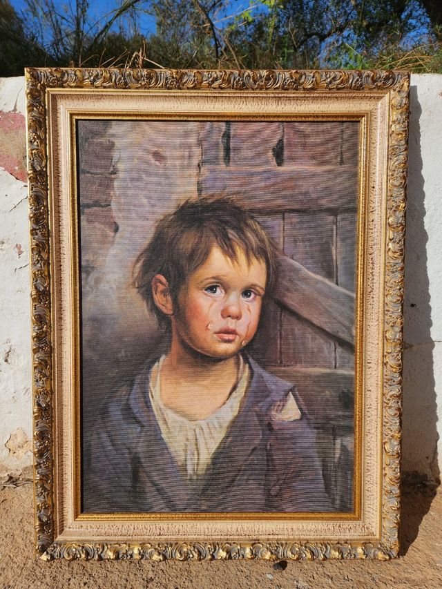 Pinturas los niños llorones.