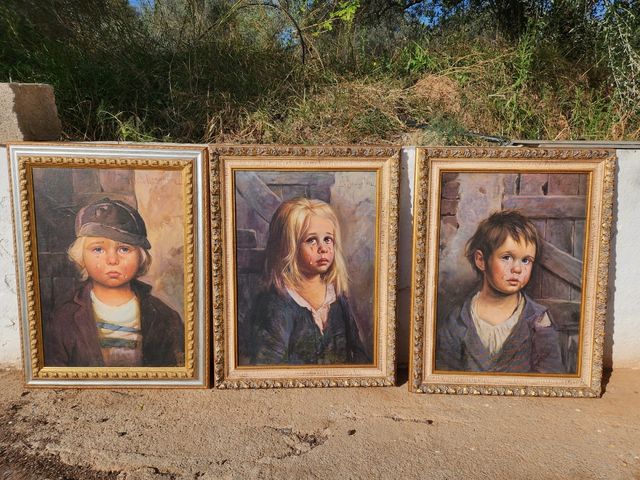 Pinturas los niños llorones.