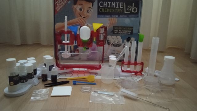 Laboratorio de química para niños
