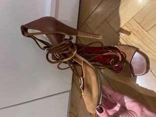 Sandalias tacon Carolina Herrera